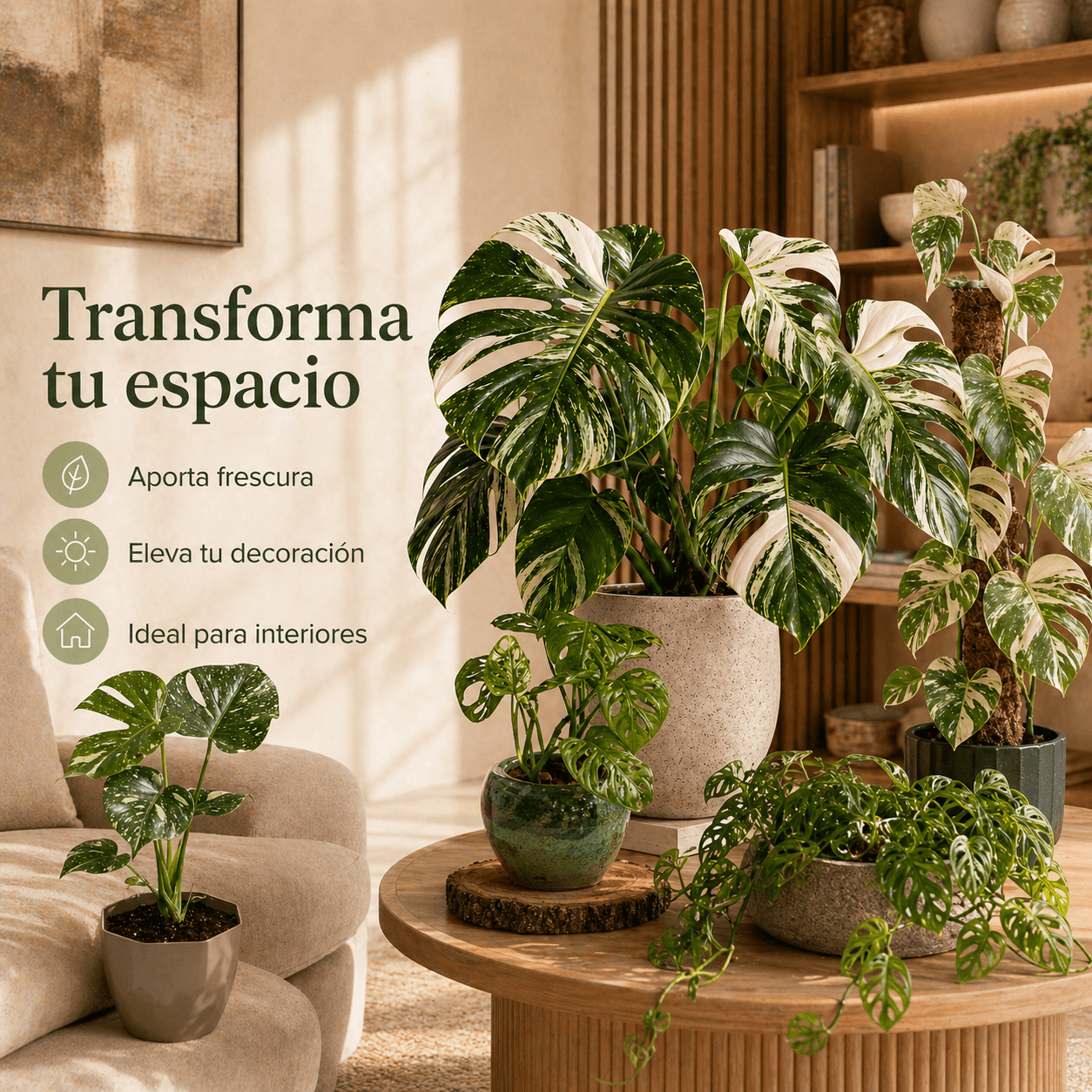 Monsteras Variegadas con Excelente Genética + 🎁 Sustrato de REGALO